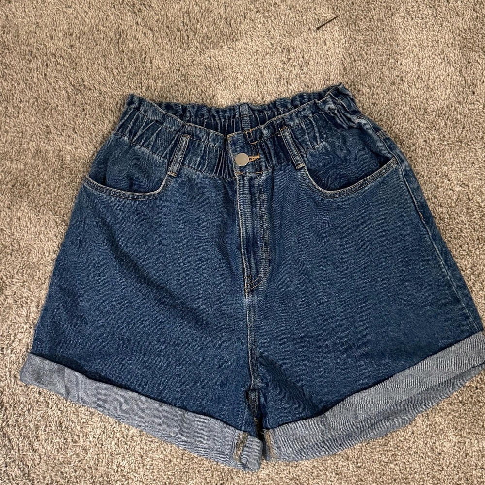 Denim shorts